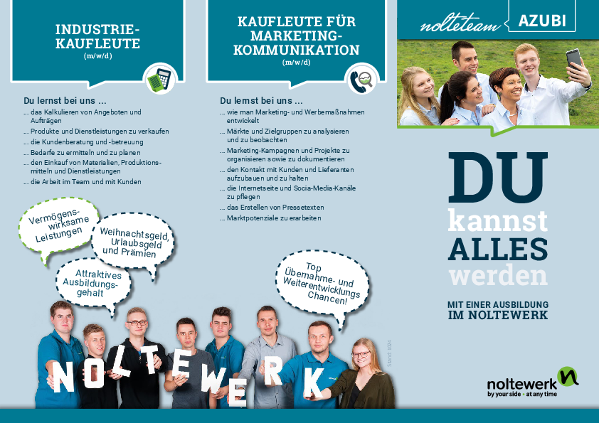 PDF Flyer Ausbildung im noltewerk, 6-Seiter